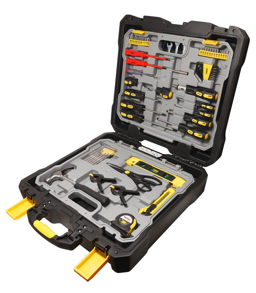 Instrumentu komplekts no 400 priekšmetiem 1/4", WMC TOOLS, 40400 cena un informācija | Rokas instrumenti | 220.lv