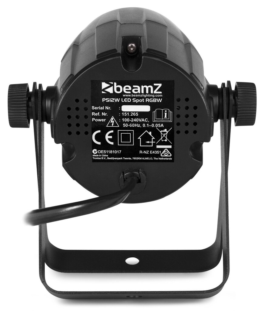 beamZ PS12W LED Spot 12W RGBW IR cena un informācija | Svētku dekorācijas | 220.lv