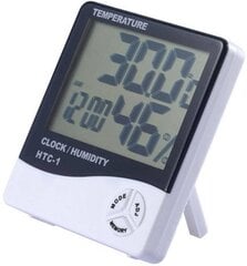 Higrometra digitālā pulksteņa termometrsHygromeeter thermometer cena un informācija | Meteostacijas, termometri | 220.lv