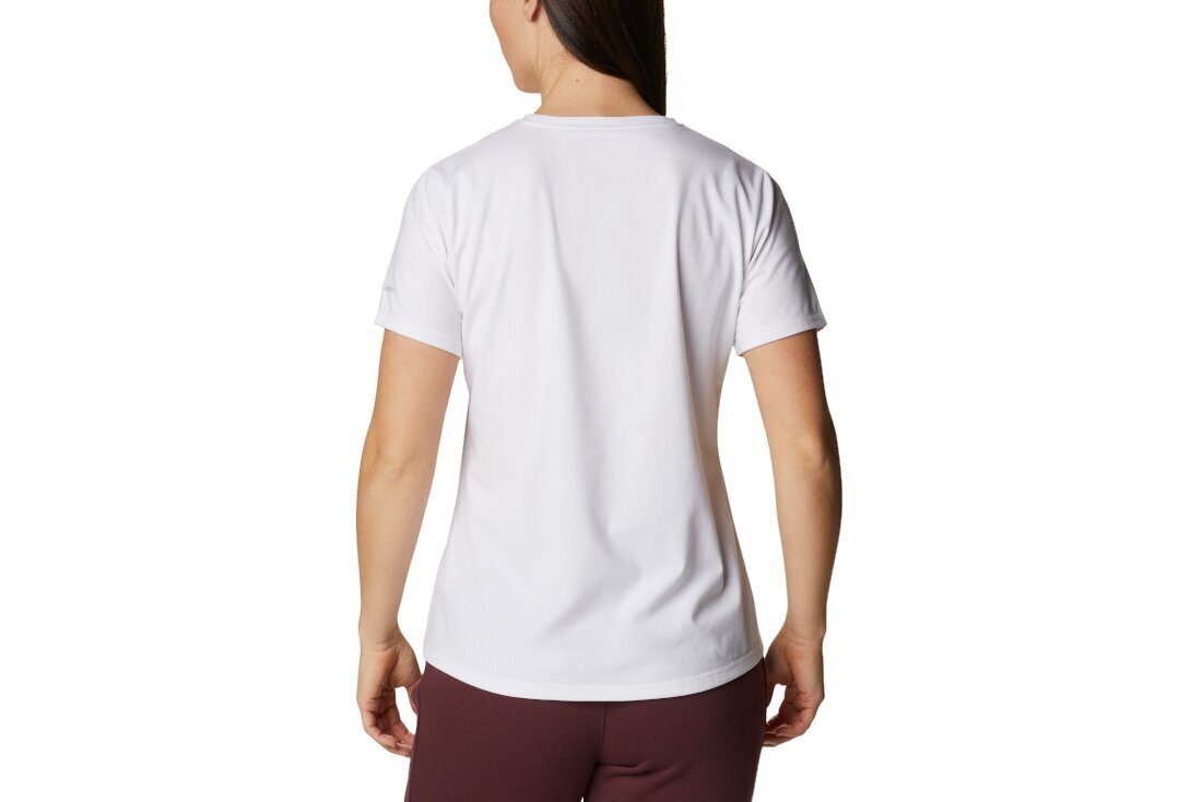 T-krekls sievietēm Columbia Sun Trek W Graphic Tee 1931753101, balts cena un informācija | T-krekli sievietēm | 220.lv