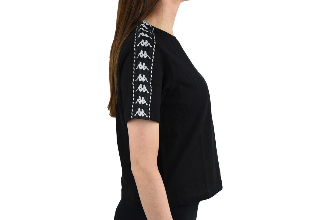 T-krekls sievietēm Kappa Inula T Shirt 309090194006, melns cena un informācija | T-krekli sievietēm | 220.lv