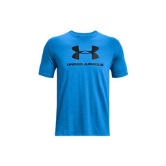 Футболка мужская Under Armor Sportstyle Logo Tee M 1329590787, синяя цена и информация | Футболки мужские | 220.lv