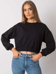 Standarta melns sieviešu sporta krekls. cena un informācija | Sieviešu džemperi | 220.lv