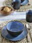 Keramikas pusdienu šķīvju komplekts Black Blue Jeans, 22 cm, 6 gab cena un informācija | Trauki, šķīvji, pusdienu servīzes | 220.lv