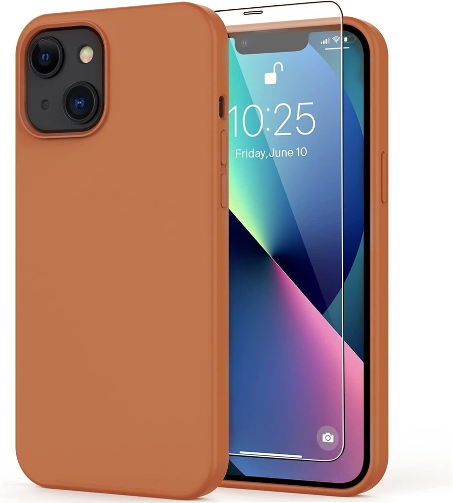 Silikona vāciņš paredzēts iPhone 12/12 PRO SoundBerry, brūns - gingerbread cena un informācija | Telefonu vāciņi, maciņi | 220.lv