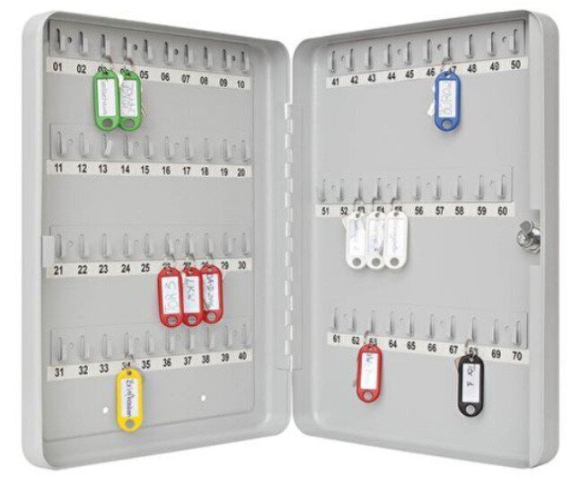 Wedo atslēgu skapji 70 atslēgas, 28x6x37cm цена и информация | Seifi | 220.lv