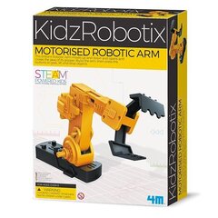 KidzRobotix Моторизованная роботизированная рука  4M цена и информация | Развивающие игрушки | 220.lv