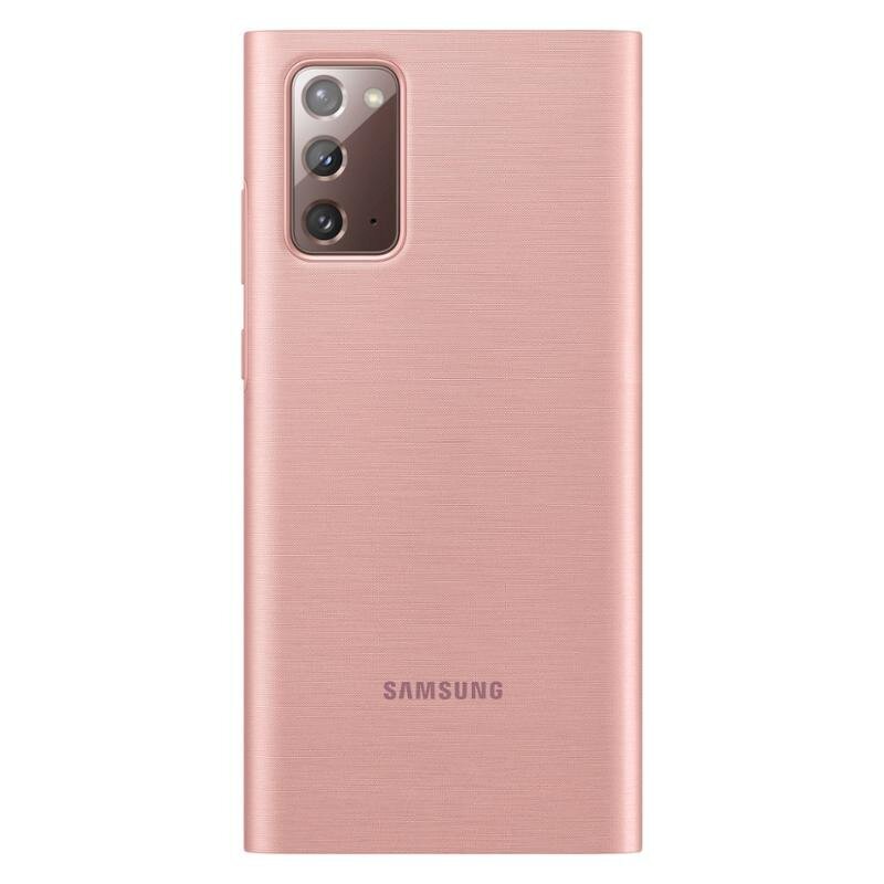 EF-NN980PAE Samsung LED Flipcover pro Galaxy Note 20 Mystic Bronze цена и информация | Telefonu vāciņi, maciņi | 220.lv