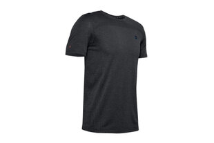 Мужская футболка Under Armor Rush Seamless Fitted SS Tee M 1351448001, черная цена и информация | Мужские футболки | 220.lv