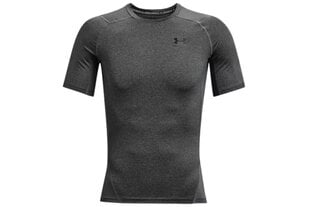 T-krekls vīriešiem Under Armor Heatgear Armor Short Sleeve M 1361518090, pelēks цена и информация | Мужские футболки | 220.lv