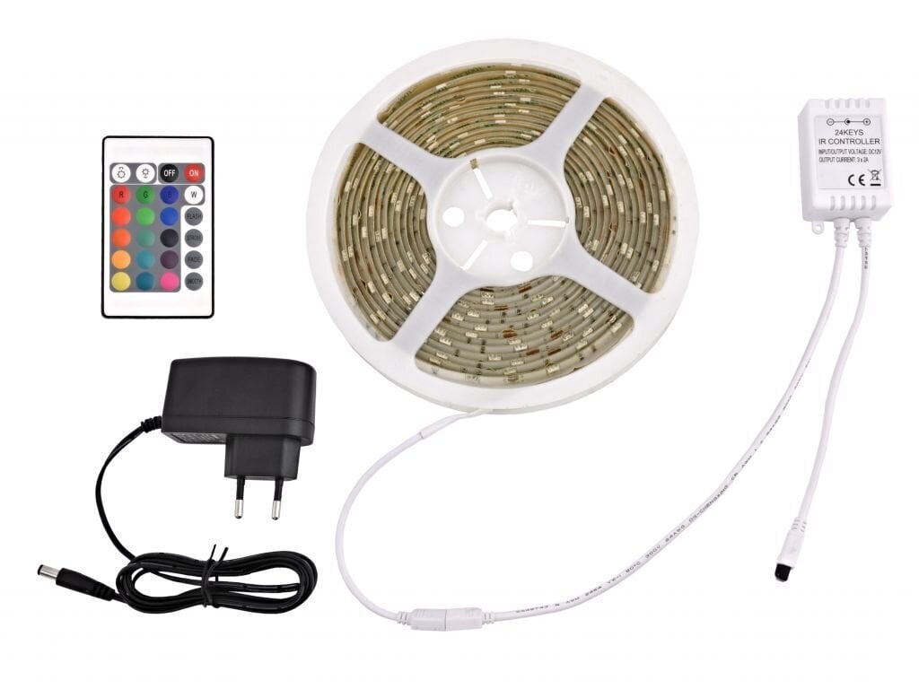 LED lente Airi, RGB ar pultu, 5 m cena un informācija | LED lentes | 220.lv