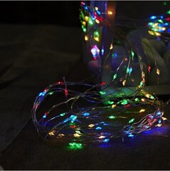 Gaismas ķēde "Rasas pilieni". 125 LED gaismas. Vairāki, garums 5m, IP20 цена и информация | Гирлянды | 220.lv