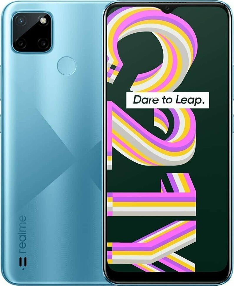 Realme C21Y, 64GB, Dual SIM, Blue cena un informācija | Mobilie telefoni | 220.lv