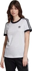 T-krekls sievietēm Adidas 3 Stripes Tee W ED7483, balts цена и информация | Женские футболки | 220.lv