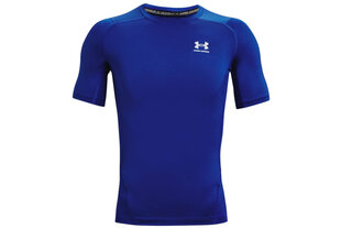 Мужская футболка Under Armor Heatgear Armor Short Sleeve M 1361518400, синяя цена и информация | Мужские футболки | 220.lv