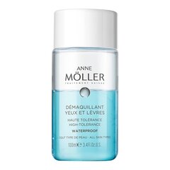 Sejas maskas noņemšanas līdzeklis Yeux & Lèvres Waterproof Anne Möller (100 ml) cena un informācija | Sejas ādas kopšana | 220.lv