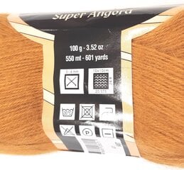 Пряжа для вязания Lanoso Super Angora 100 г; цвет 207 цена и информация | Принадлежности для вязания | 220.lv