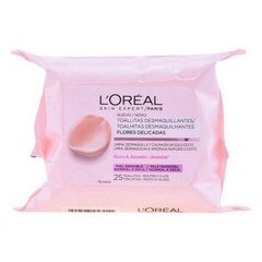 Meikapu noņemošas salvetes L'Oreal Make Up Delicate Flowers cena un informācija | Sejas ādas kopšana | 220.lv