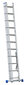 Kāpnes G21 6390389, 7,6m 3x11 цена и информация | Saliekamās kāpnes, celtniecības sastatnes | 220.lv