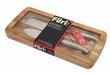 Furi santoku nažu komplekts East/West™ koka kastē, 3 daļas cena un informācija | Naži un to piederumi | 220.lv