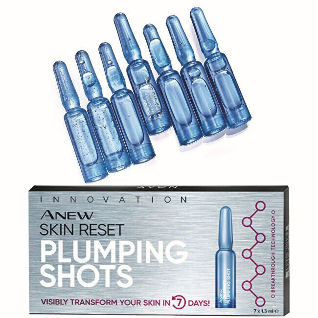 Avon Anew Skin Reset Plumping Shots ampulas, 7 x 1.3 ml цена и информация | Serumi sejai, eļļas | 220.lv