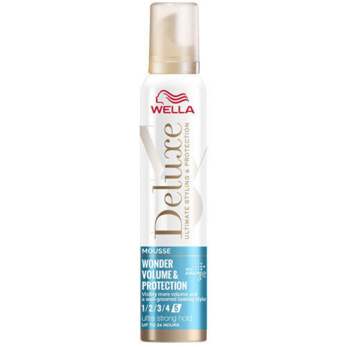 Matu putas Wella Deluxe Wonder Volume & Protection Mousse 200 ml cena un informācija | Matu veidošanas līdzekļi | 220.lv