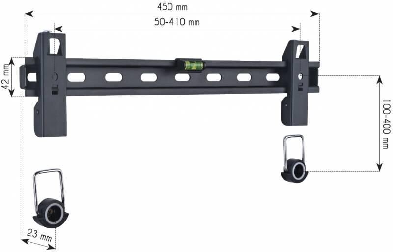 Techly ICA-PLB-139M 23-55” cena un informācija | TV kronšteini | 220.lv