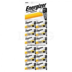 Energizer lr03-12bb Alkaline Power AAA (lr03) baterijas blistera iepakojumā 12gb. цена и информация | Батарейки | 220.lv