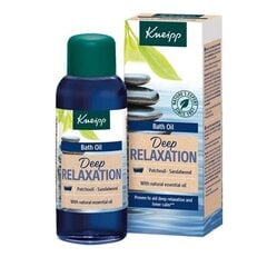 Vannas eļļa Kneipp Deep Relaxation 100 ml cena un informācija | Dušas želejas, eļļas | 220.lv