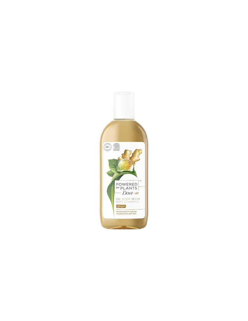 Dušas želeja Dove Powered by Plants Ginger Oil Body Wash 250 ml цена и информация | Dušas želejas, eļļas | 220.lv