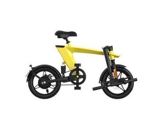 Elektriskais velosipēds HX H1 14", dzeltens cena un informācija | Elektrovelosipēdi | 220.lv