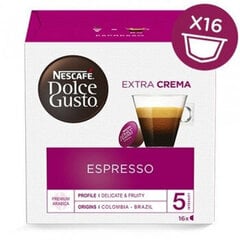 Nescafé Dolce Gusto Espresso kafijas kapsulas 16 gab. цена и информация | Кофе, какао | 220.lv
