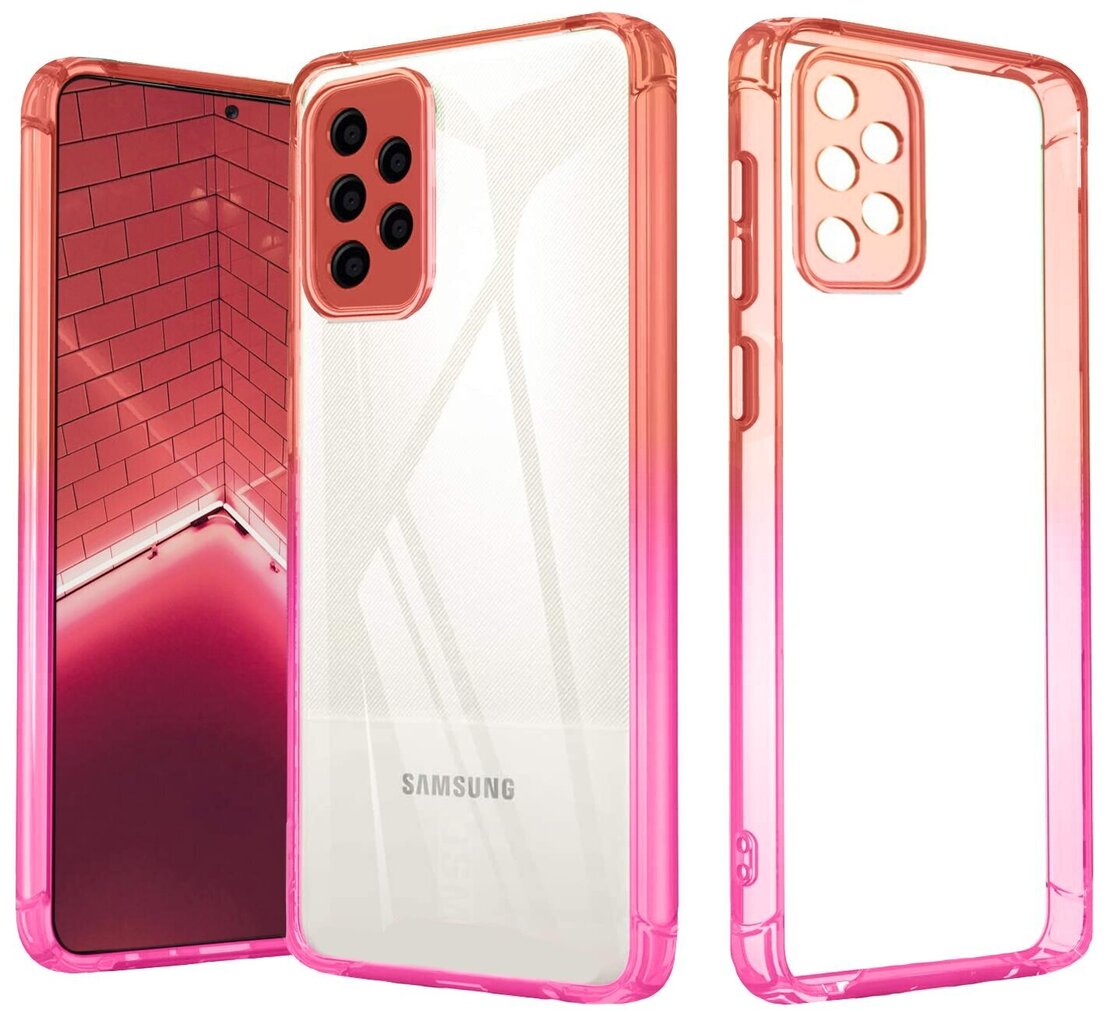 ColorFul Hard Case For Samsung Galaxy A52, rozā/rozā цена и информация | Telefonu vāciņi, maciņi | 220.lv