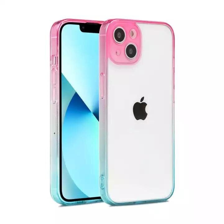 ColorFul Hard Case For Samsung Galaxy A12, zils, rozā cena un informācija | Telefonu vāciņi, maciņi | 220.lv