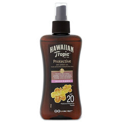 Сухое солнцезащитное масло Hawaiian Tropic Protective Dry Spray Oil SPF 20, 200 мл цена и информация | Кремы от загара | 220.lv