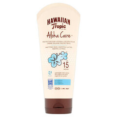 Sauļošanās losjons SPF 15 Aloha Care Protective Sun Lotion Mattifies Skin 180 ml cena un informācija | Sauļošanās krēmi | 220.lv