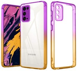 ColorFul Hard Case For Samsung Galaxy S20 FE, dzeltens, violets cena un informācija | Telefonu vāciņi, maciņi | 220.lv