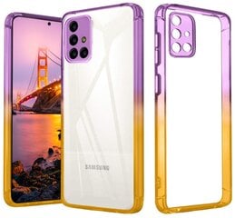 ColorFul Hard Case For Samsung Galaxy A51/ A51 4G violets, dzeltens cena un informācija | Telefonu vāciņi, maciņi | 220.lv