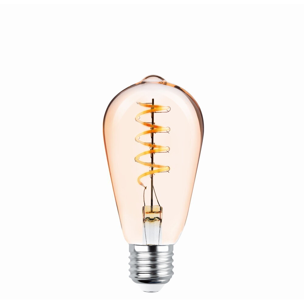 LED Filament E27 ST64 4W 230V 2000K 250lm SF gold spuldze цена и информация | Spuldzes | 220.lv