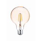 LED Filament spuldze E27 G95 4W 230V 2200K 400lm COG gold. cena un informācija | Spuldzes | 220.lv