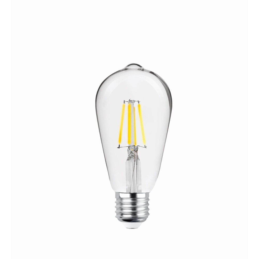 LED Filament spuldze E27 ST64 4W 230V 2700K 470lm COG clear. cena un informācija | Spuldzes | 220.lv
