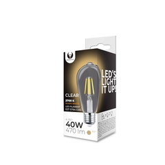 LED Filament spuldze E27 ST64 4W 230V 2700K 470lm COG clear. цена и информация | Лампочки | 220.lv