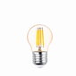 LED Filament spuldze E27 G45 4W 230V 2200K 400lm COG gold . цена и информация | Spuldzes | 220.lv