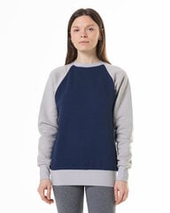 Свитшот с контрастными рукавами Unisex Paloma, темно-синий цена и информация | Женские толстовки | 220.lv