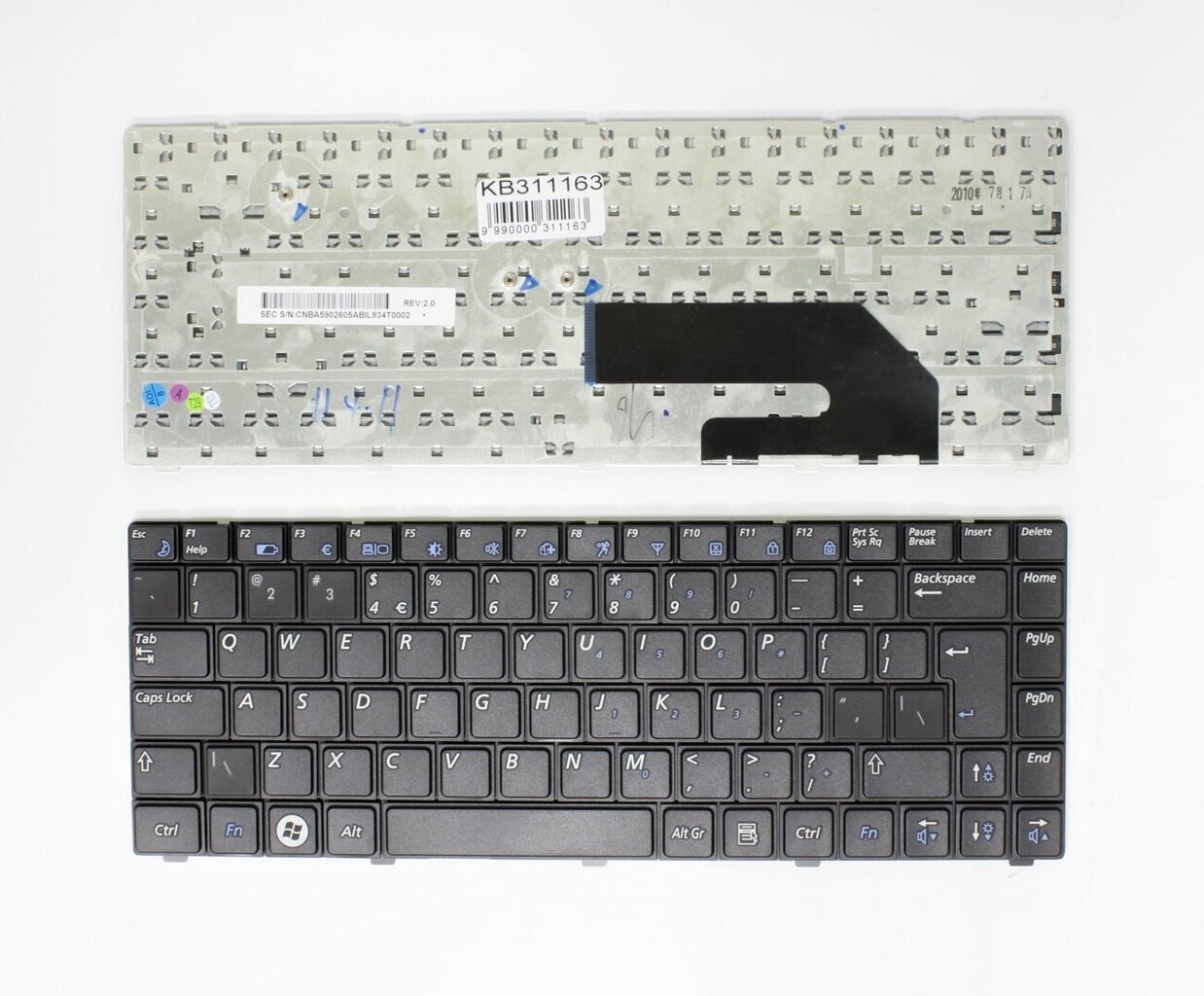 Tastatūra SAMSUNG X420 NP-X420, X418 NP-X418, UK цена и информация | Komponentu piederumi | 220.lv