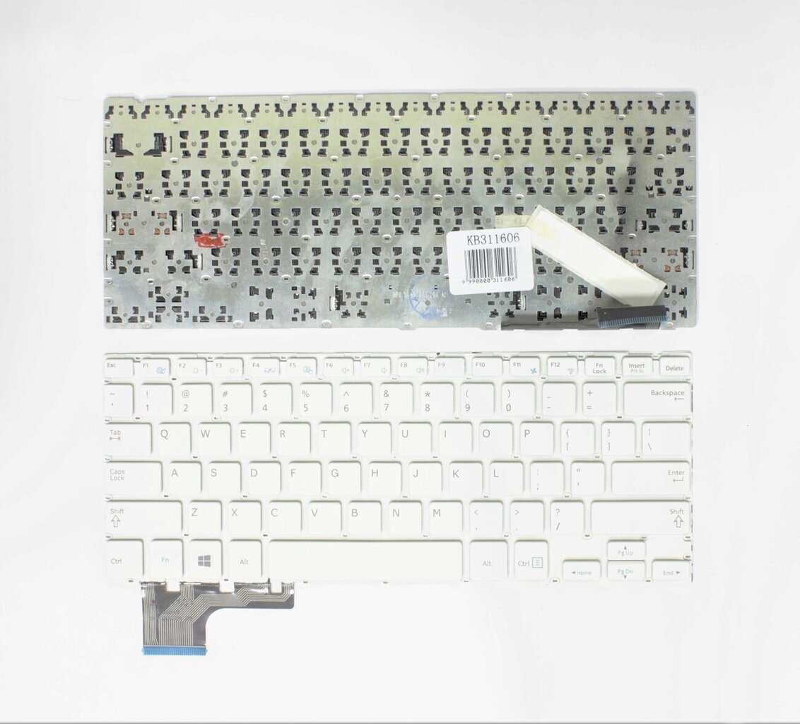 Tastatūra SAMSUNG NP905S3G NP910S3G NP915S3G, balta цена и информация | Komponentu piederumi | 220.lv