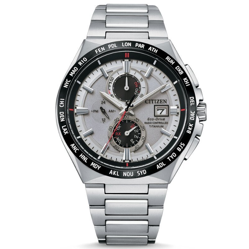 Vīriešu pulkstenis Citizen Eco-Drive Radio Controlled Titanium AT8234-85A цена и информация | Vīriešu pulksteņi | 220.lv