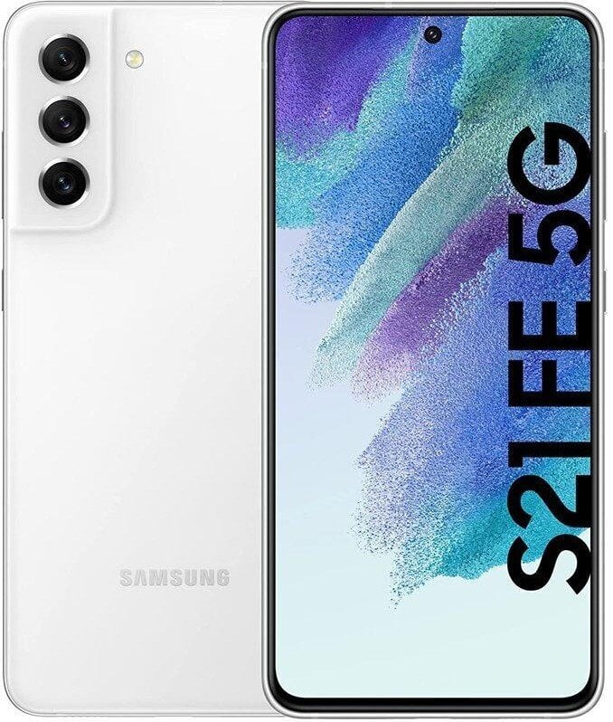 Samsung Galaxy S21 FE 5G 6/128GB SM-G990BZWDEUE White cena un informācija | Mobilie telefoni | 220.lv