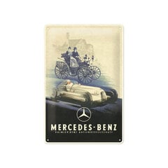 Металлическая пластина Mercedes-Benz - Silver Arrow Historic, 20 х 30 см цена и информация | Детали интерьера | 220.lv