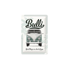 Металлическая пластина VW Bulli Good things are ahead of you, 20 х 30 см цена и информация | Детали интерьера | 220.lv